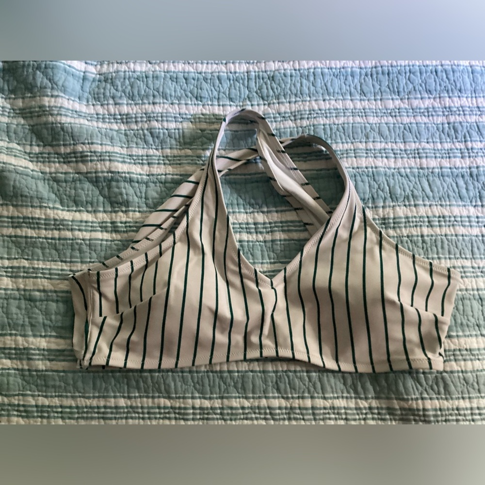 Striped Bikini Top